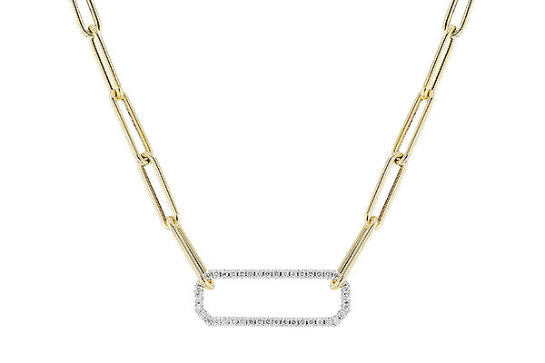 D319-54812: NECKLACE .50 TW (17 INCHES)