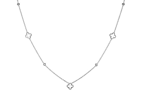 G320-47503: NECKLACE .20 TW (18")