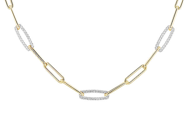 H319-54812: NECKLACE .75 TW (17 INCHES)